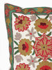 Handcrafted Floral Tapestry Kashmiri Chain Stitch Embroidered Cushion Cover
