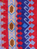 Kashmiri Geometric Majesty Silk Chain Stitch Handmade Rug