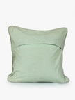 Elegant Crewel Embroidery Serenity Cushion Cover in Soothing Sage