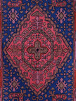 Kashmiri Heritage Woolen Rug - Handcrafted Chain Stitch Elegance