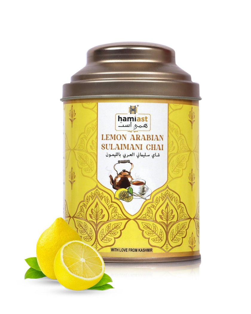 Lemon Arabian Sulaimani Chai – Refreshing Black Tea with Sun-Dried Lemon and Exotic Spices