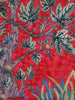 Kashmir Chinar Splendor Silk Chain Stitch Rug Handmade