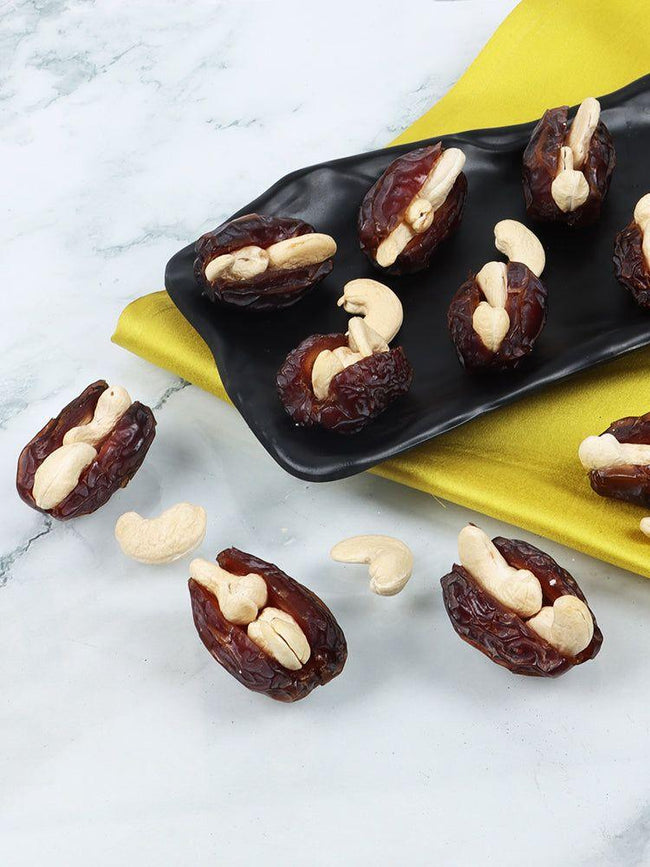 Gourmet Medjool Dates Stuffed with Cashew Nuts - Hamiast's Nutty Indulgence - Hamiast
