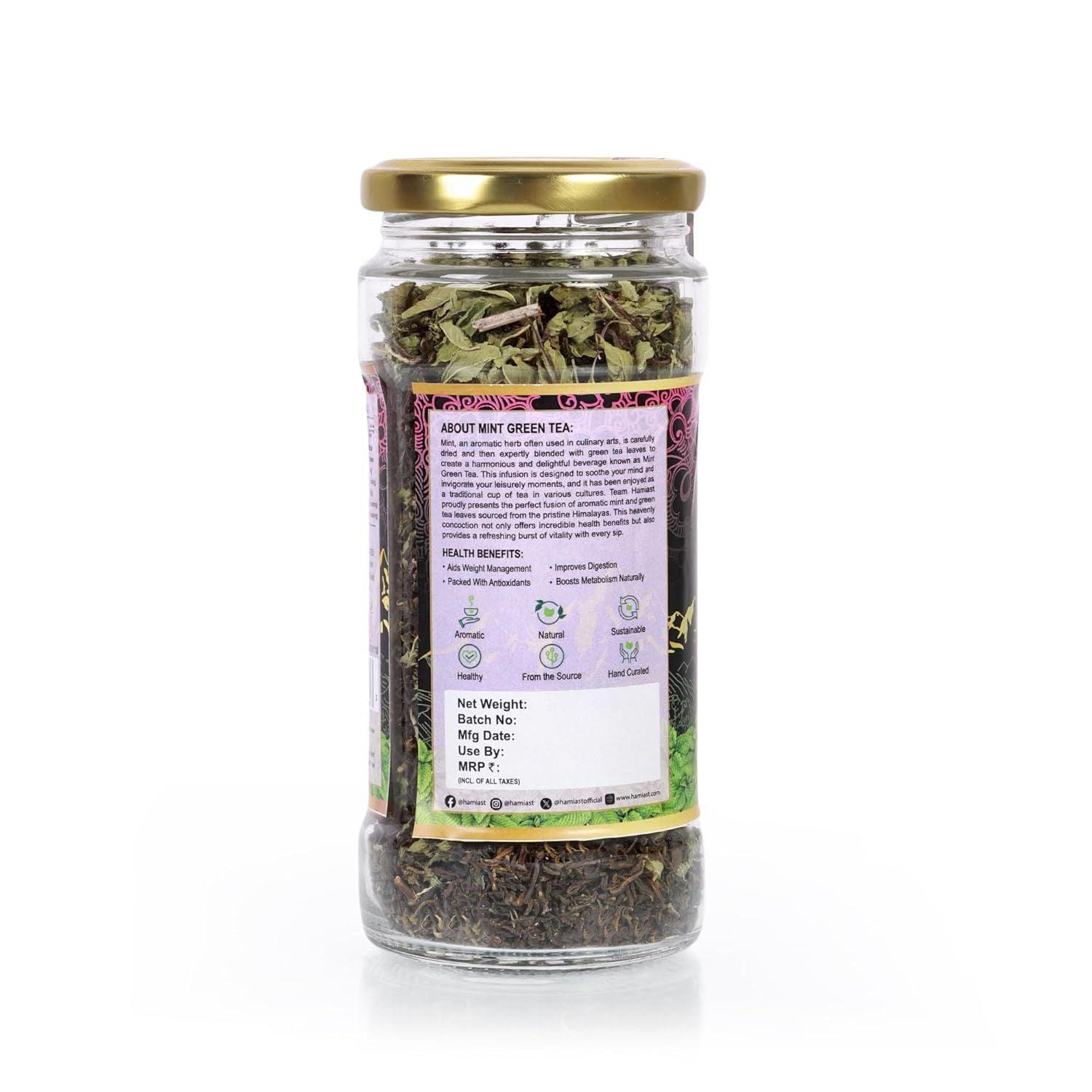 Hamiast Himalayan Mint Green Tea ( Loose Leaf) - Hamiast