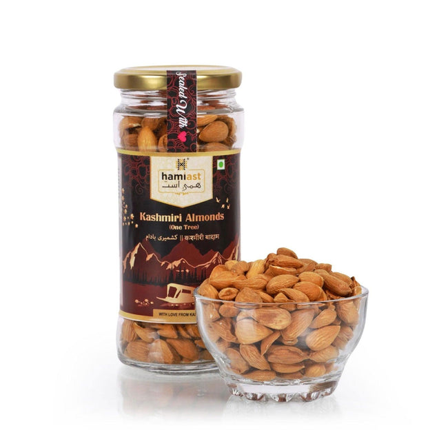 Kashmiri Almonds (Mamra) Rare, Healthy, Oil Rich, One Tree Almond Kernels