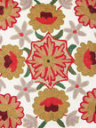Handcrafted Floral Tapestry Kashmiri Chain Stitch Embroidered Cushion Cover - Hamiast