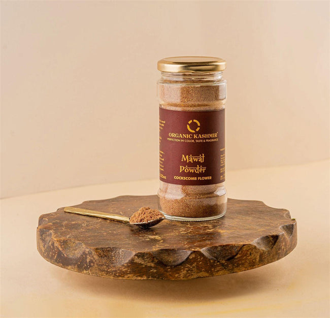 Kashmiri Mawal Powder - Premium Cockscomb Flower Spice | Natural Food Colorant & Flavor Enhancer - Hamiast
