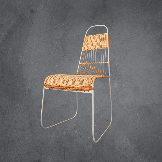 Ki Chair: Elegantly Crafted Wicker and Iron Mastery - Hamiast