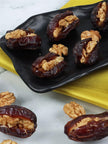 Premium Medjool Dates with Kashmiri Walnuts - Exquisite Gourmet Treat from Kashmir - Hamiast