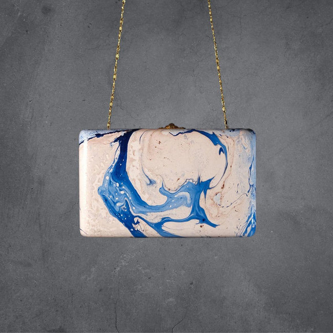 Sheen Clutch: Winter’s Magic in Handcrafted Elegance - Hamiast