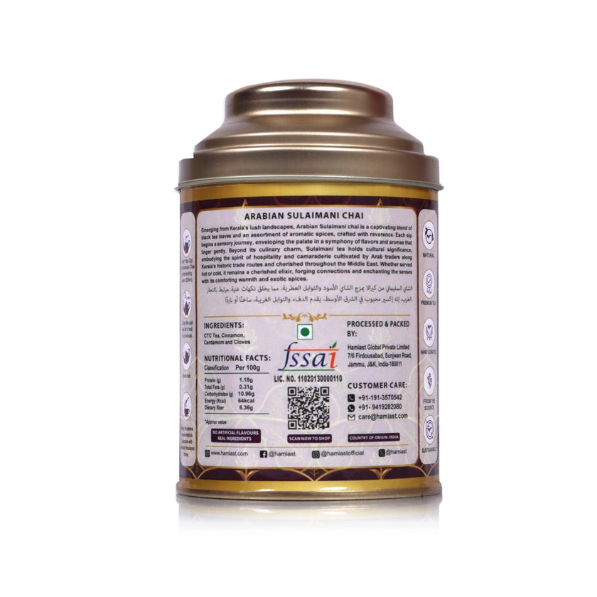 Buy Arabian Sulaimani Chai – Traditional Black Tea Infused with Exotic ...