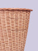 Eco-Friendly Wicker Waste Bin - Handwoven Trash Basket