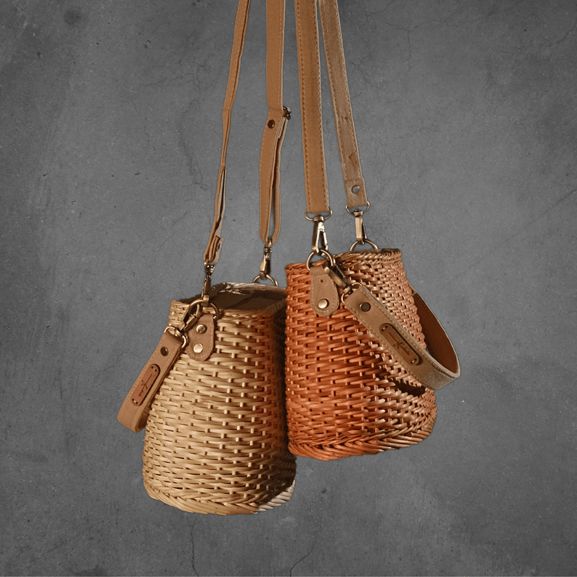 Eco-Chic Kuri Wicker Bag: Fashion Meets Functionality