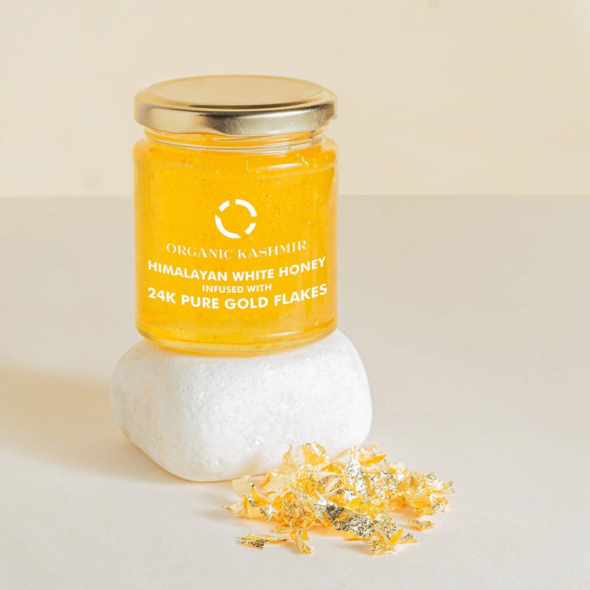 24K Gold Infused Himalayan White Honey - Hamiast
