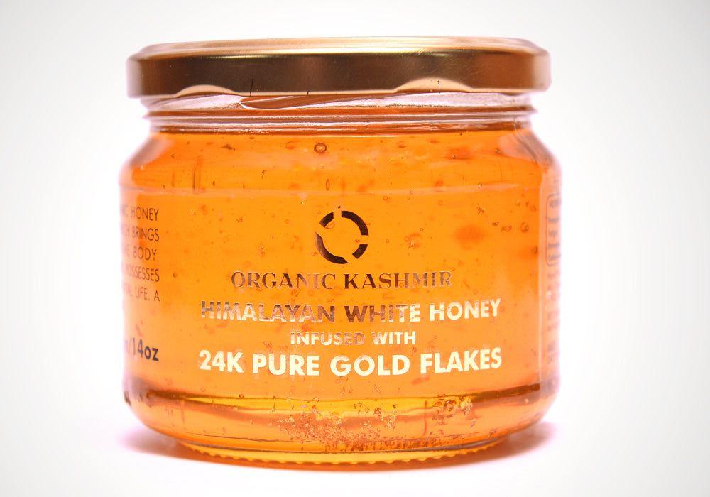 Buy 24K Gold Infused Organic Kashmiri Honey | Luxurious & Healthful ...