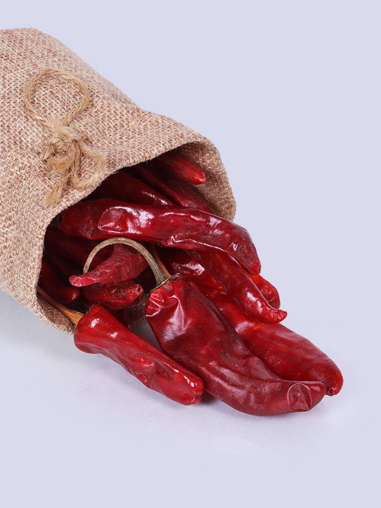 Whole Kashmiri Lal Mirch (Red Chillies) - Premium Dried Spice for Vibrant Color