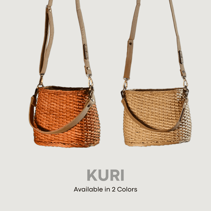 Eco-Chic Kuri Wicker Bag: Fashion Meets Functionality