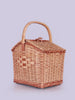 Kashmiri Artisanal Willow Picnic Basket – Elegant & Durable