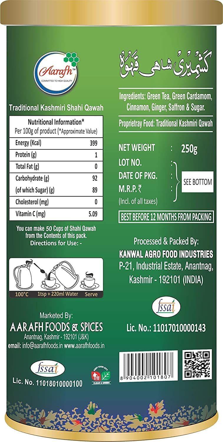 Aarafh Premium Kashmiri Shahi Qawah, Kahwa Tea - Hamiast