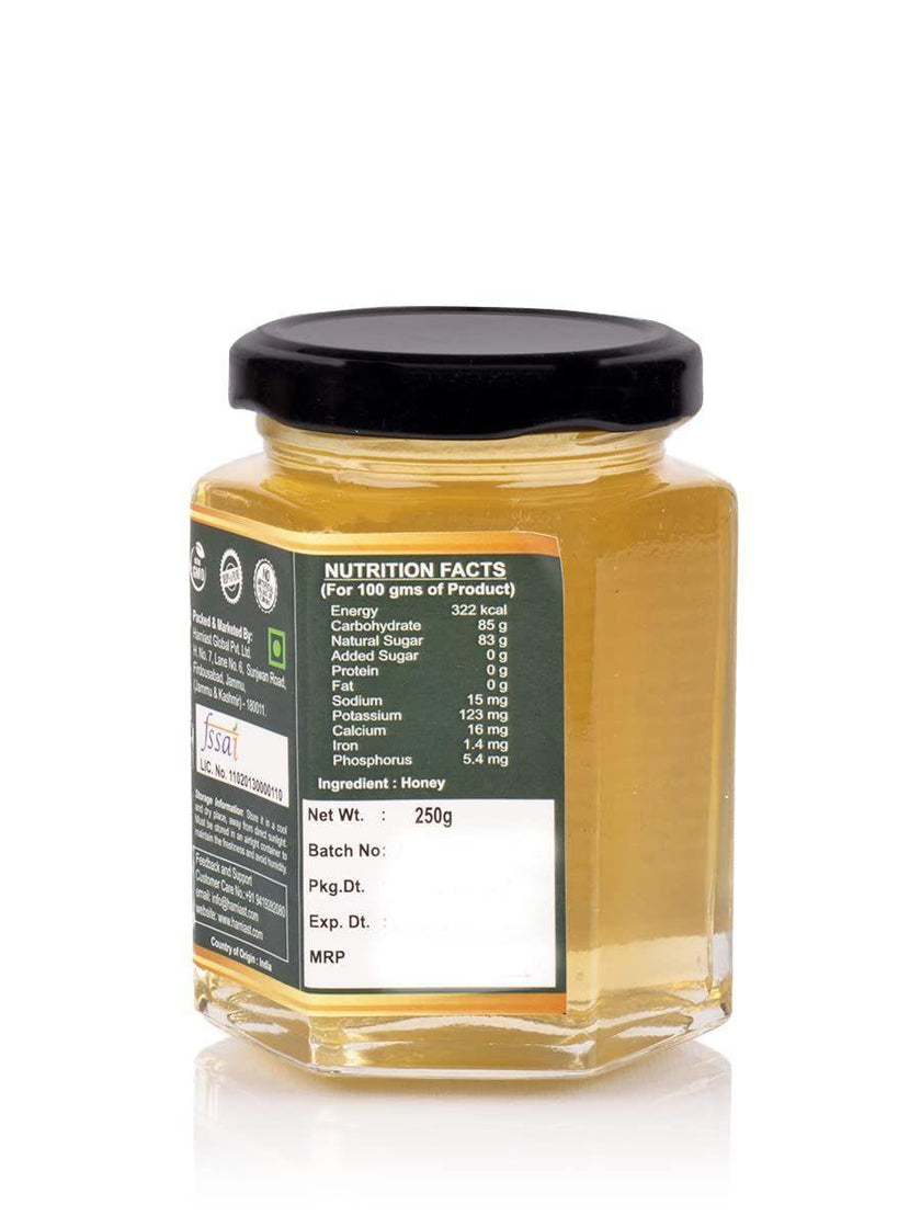 Alif Kashmir White Honey, Pure, Natural, Himalayan Honey 250g - Hamiast
