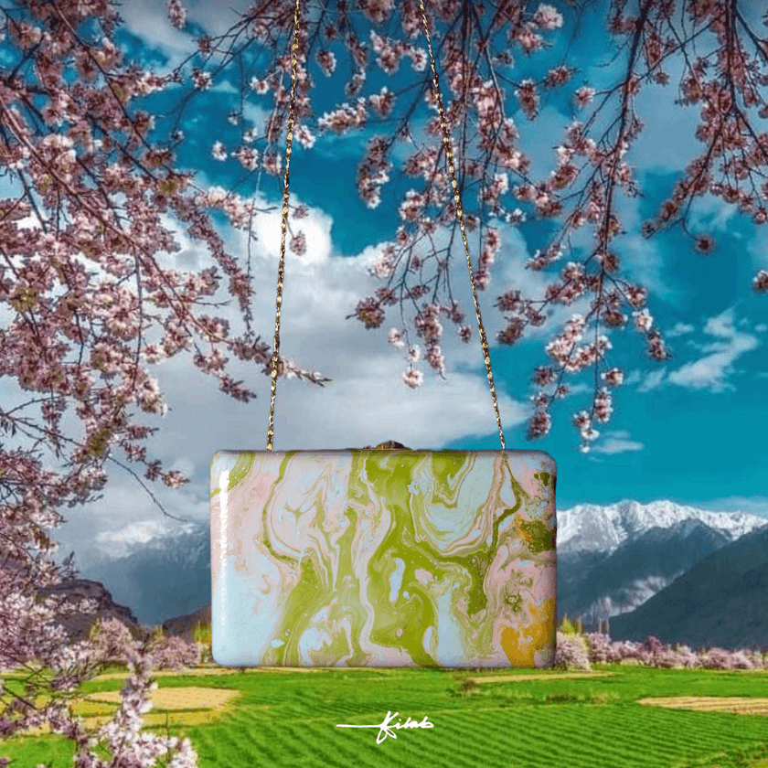 Bahaar Clutch: A Celebration of Kashmiri Spring - Hamiast