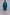 Teal Blue Fine Cashmilon Pheran with Aari Embroidery