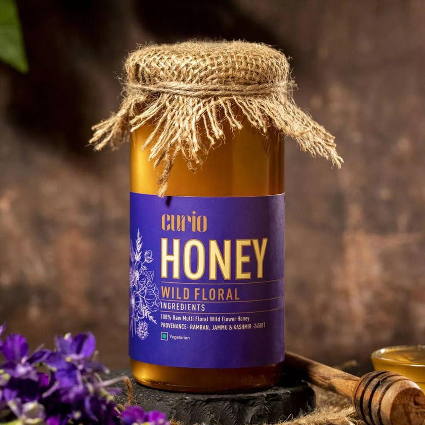 Exquisite Honey Combo: Himalayan Solai Indian Borage Honey & Raw Monofloral Honey - Hamiast