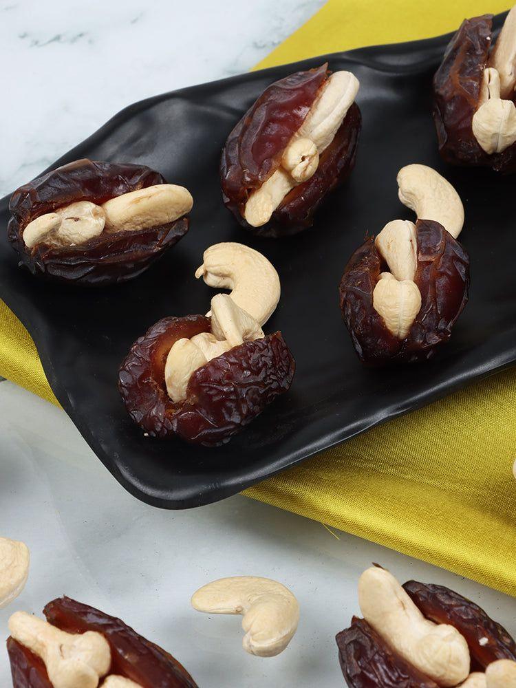 Gourmet Medjool Dates Stuffed with Cashew Nuts - Hamiast's Nutty Indulgence - Hamiast