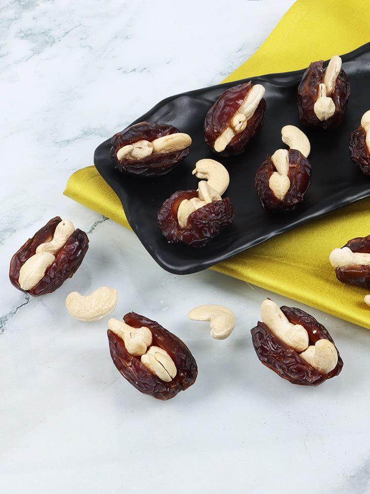 Gourmet Medjool Dates Stuffed with Cashew Nuts - Hamiast's Nutty Indulgence - Hamiast