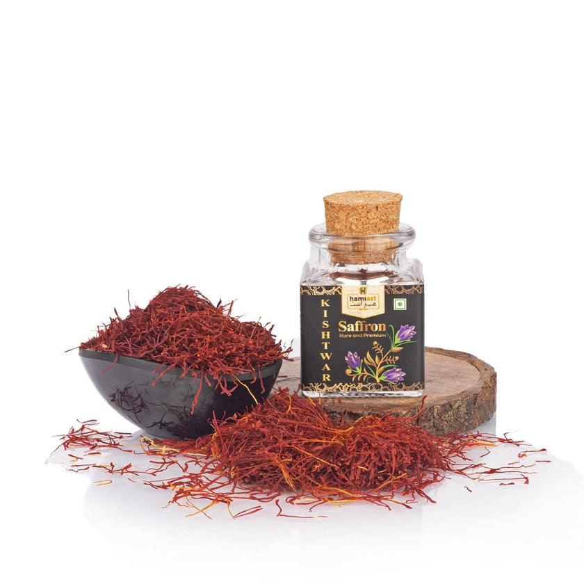 Hamiast Kishtwar Saffron, Rare and Premium, Original Kesar A+++ Grade 2g - Hamiast