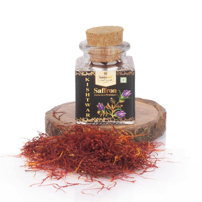 Hamiast Kishtwar Saffron, Rare and Premium, Original Kesar A+++ Grade 2g - Hamiast