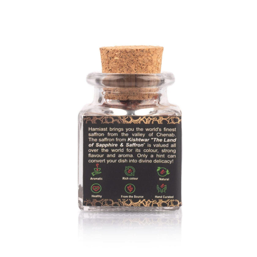 Hamiast Kishtwar Saffron, Rare and Premium, Original Kesar A+++ Grade 2g - Hamiast