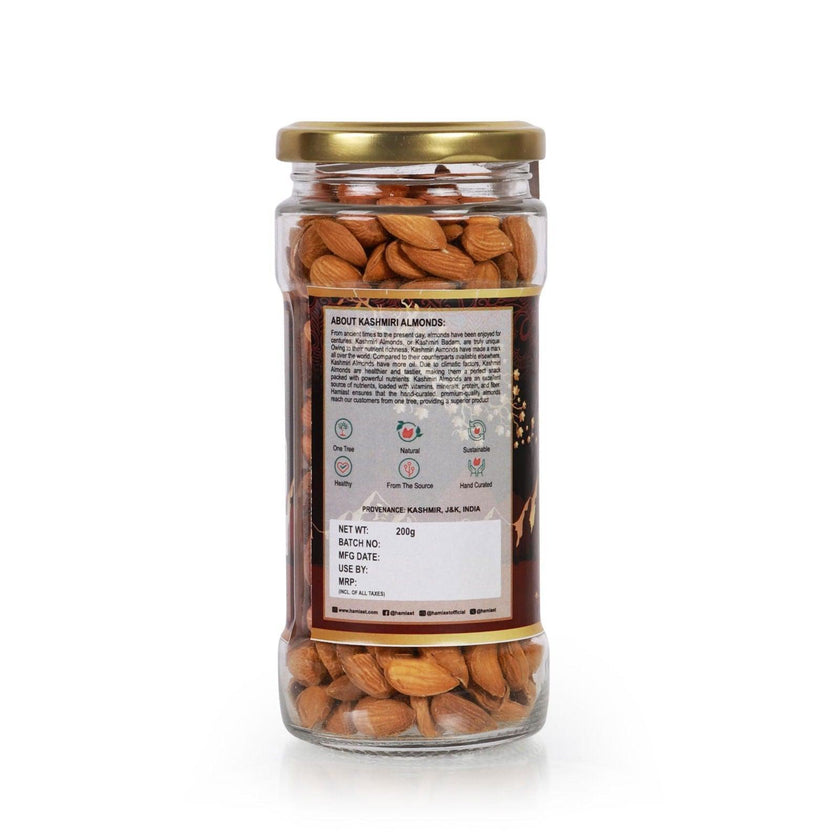 Kashmiri Almonds (Mamra) Rare, Healthy, Oil Rich, One Tree Almond Kernels 