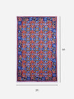 Regal Mughal Garden Chain Stitch Rug – Kashmiri Aari Embroidery