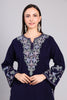 Imperial Navy Kashmiri Pheran with Aari Embroidery