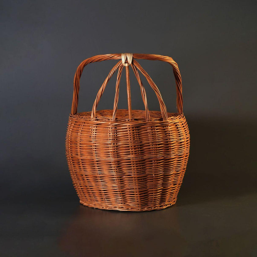 Kangri-Inspired Wicker Chair- Embrace Kashmir's Warmth & Style - Hamiast