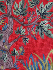 Kashmir Chinar Splendor Silk Chain Stitch Rug Handmade - Hamiast