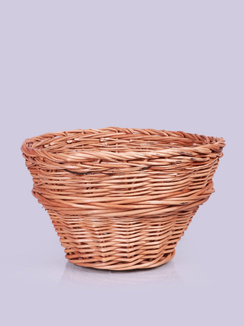 Kashmiri Handwoven Multipurpose Basket - Vegetable and Fruit Wicker Storage - Hamiast