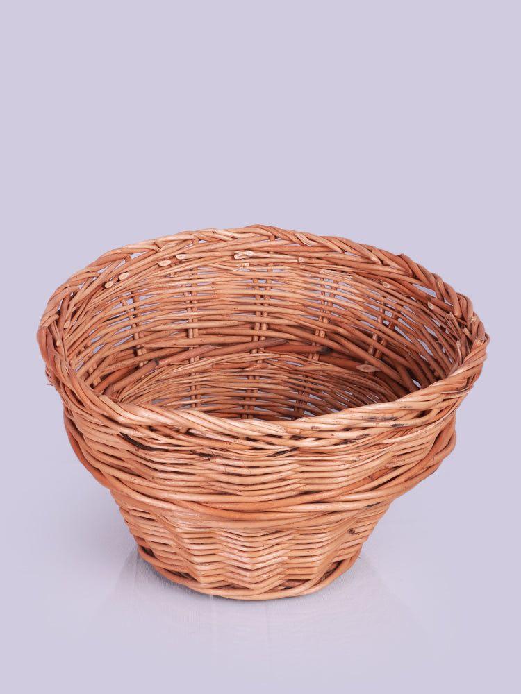 Kashmiri Handwoven Multipurpose Basket - Vegetable and Fruit Wicker Storage - Hamiast