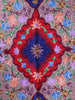 Kashmiri Regal Floris Handmade Silk Chain Stitch Rug - Hamiast