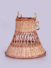 Kashmiri Wicker Willow Ceiling Light - Handcrafted Pendant Lamp - Hamiast