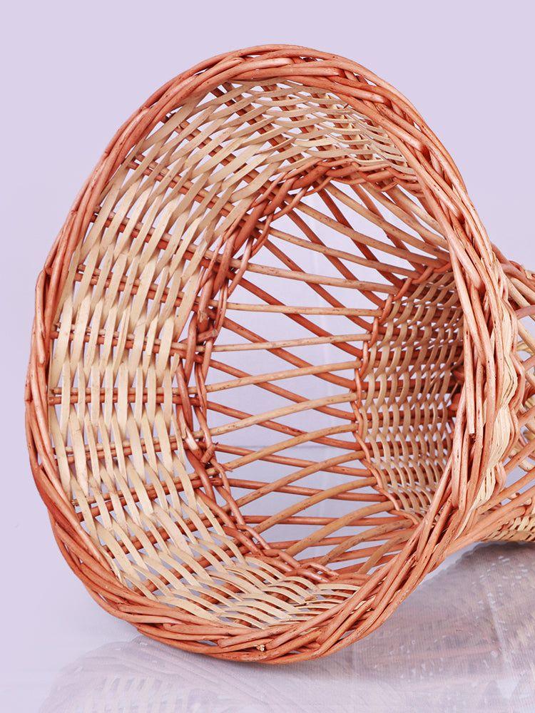 Kashmiri Wicker Willow Ceiling Light - Handcrafted Pendant Lamp - Hamiast