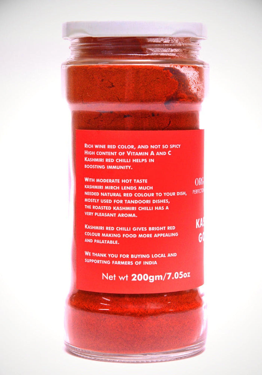 Premium Kashmiri Lal Mirch Powder | Rich Aroma & Vibrant Color | Red Chilli Powder - Hamiast