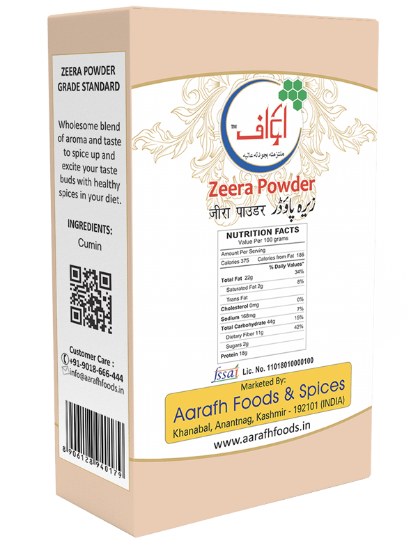 Pure Zeera Powder - Essential Ground Cumin Spic - Hamiast