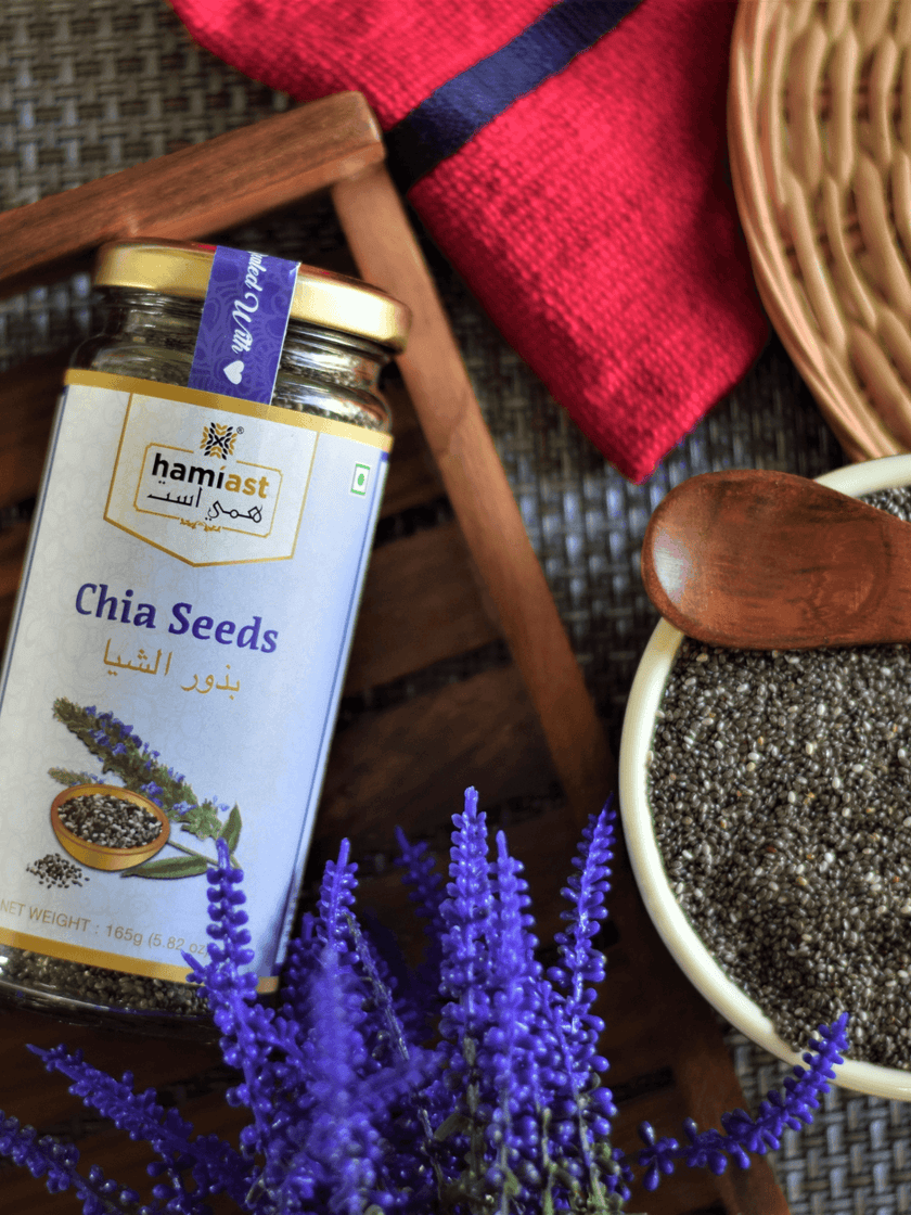 Raw Chia Seeds, Healthy Snack for Weight loss, Premium Quality - Hamiast