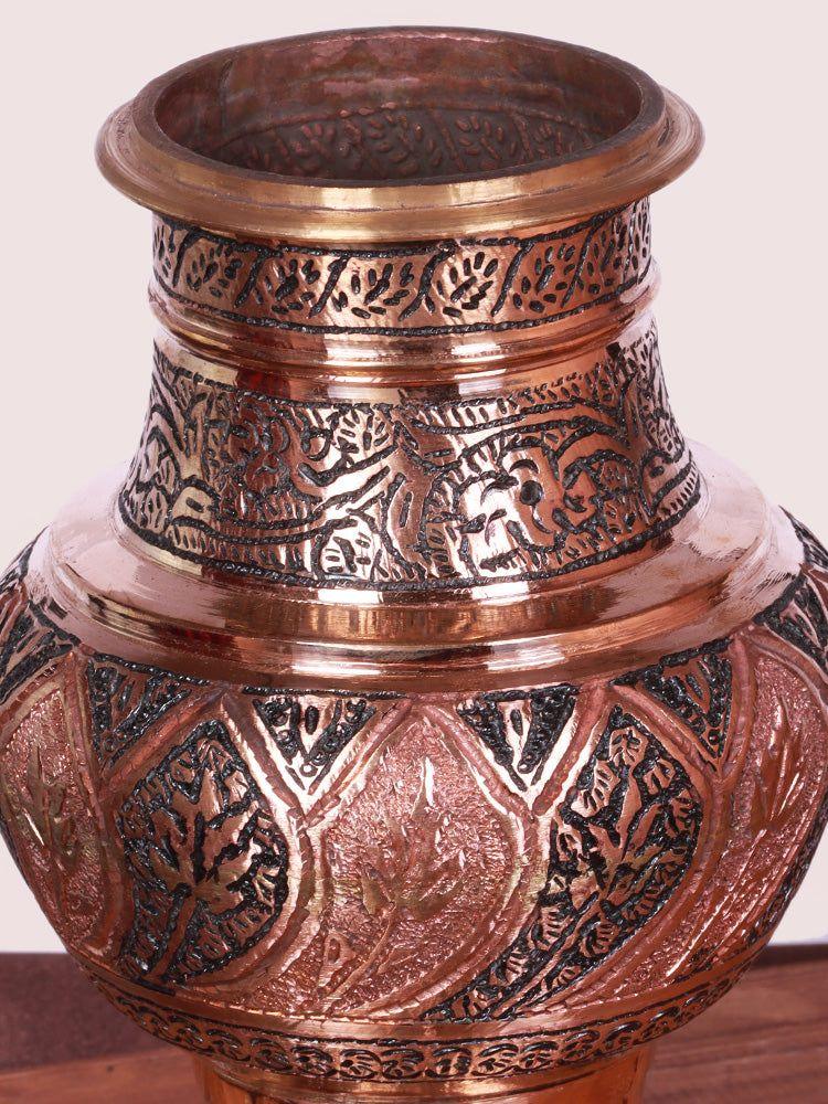 Regal Kashmiri Kandkaari Copper Kamandal- Heritage Water Loota - Hamiast