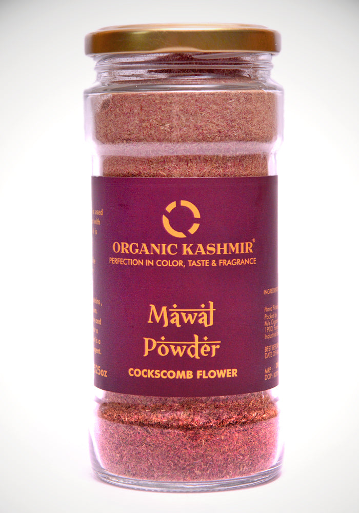 Kashmiri Mawal Powder - Premium Cockscomb Flower Spice | Natural Food Colorant & Flavor Enhancer