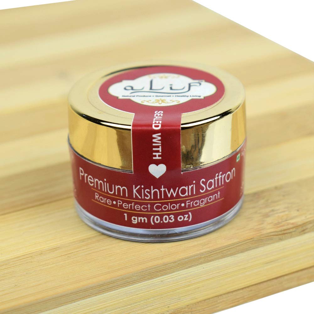 Alif Premium Original Shahi Kishtwar Jammu Mongra Saffron/Kesar Rare 100% Pure & World's Finest Kesar